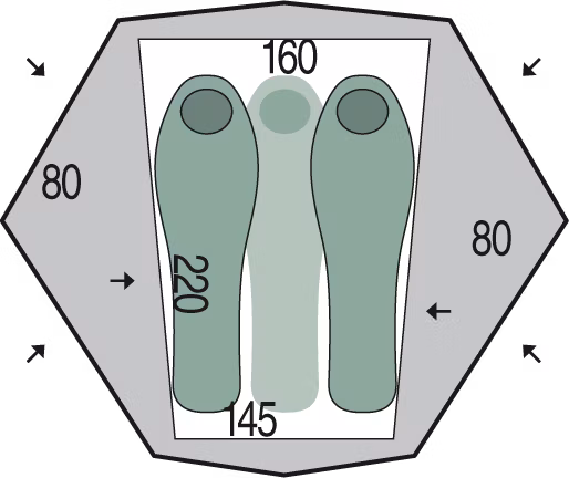 pôdorys stanu Aero 3