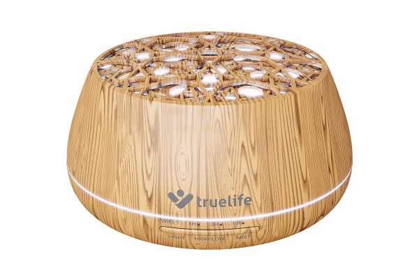 Aroma difuzér a zvlhčovač vzduchu so zabudovaným reproduktorom a Bluetooth