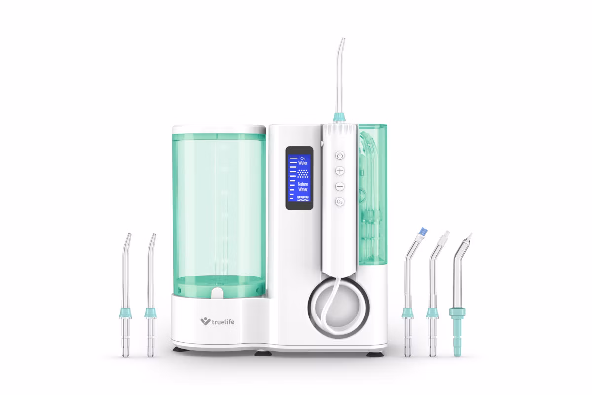 TrueLife AquaFloss Station O300 Ozone – Ústna sprcha so stanicou a ozonizáciou vody